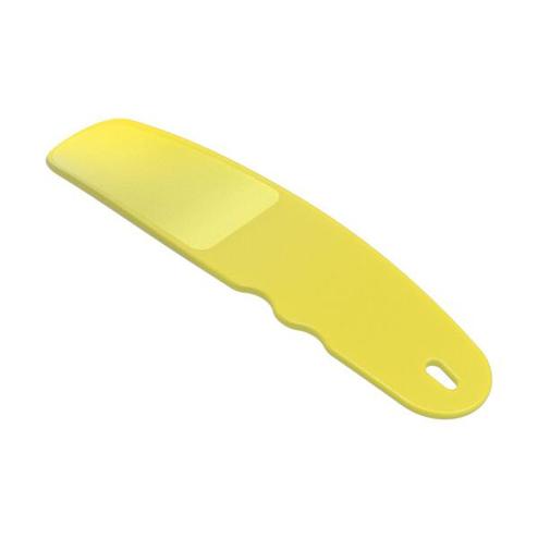 elasto - Grip - Vielseitiger Schuhlöffel aus trend-gelb PP (174 mm x 43 mm x 15 mm, 0,020 kg)