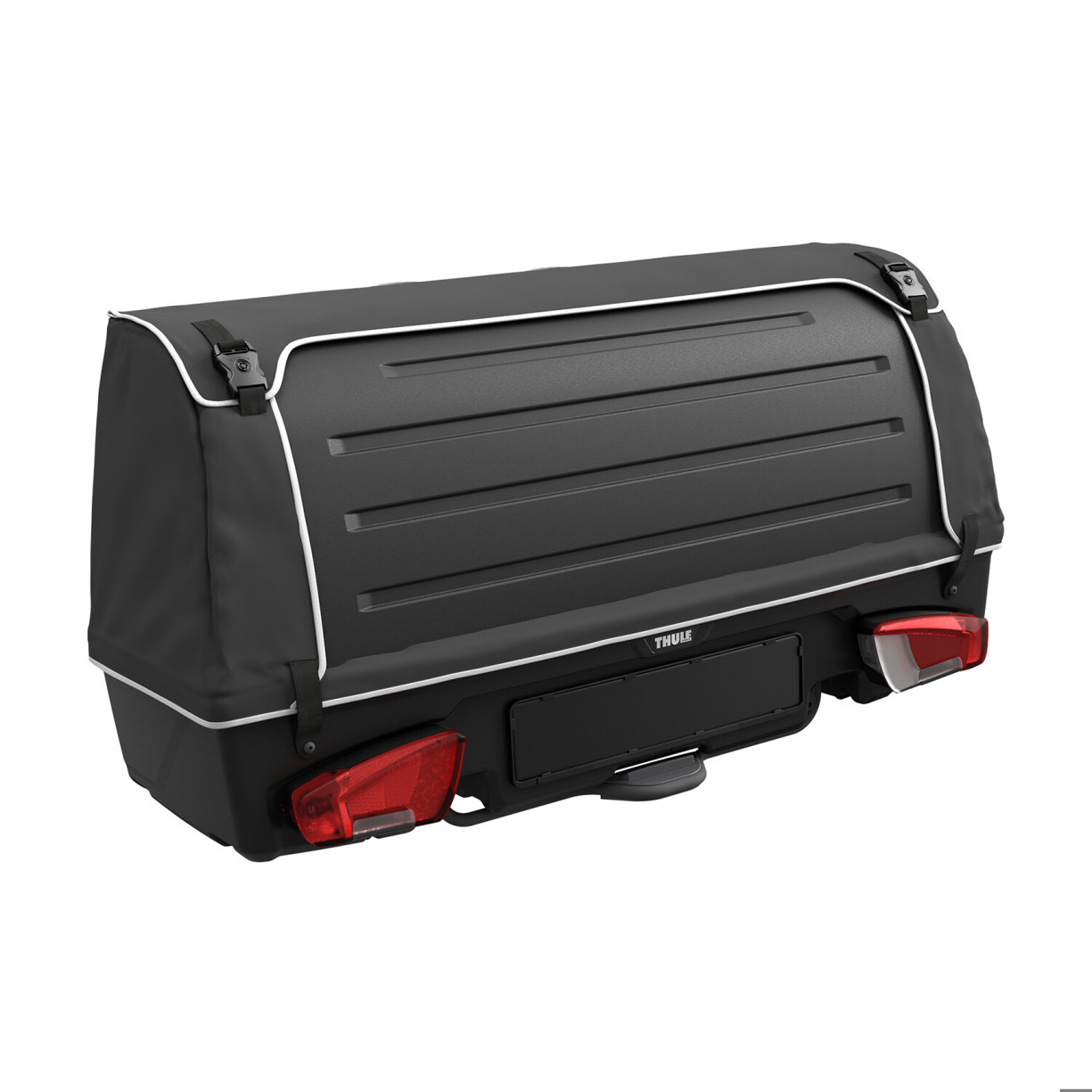 Thule Onto - Gepäckbox 300L - 50kg Tragkraft, schwarz (Anhänger)