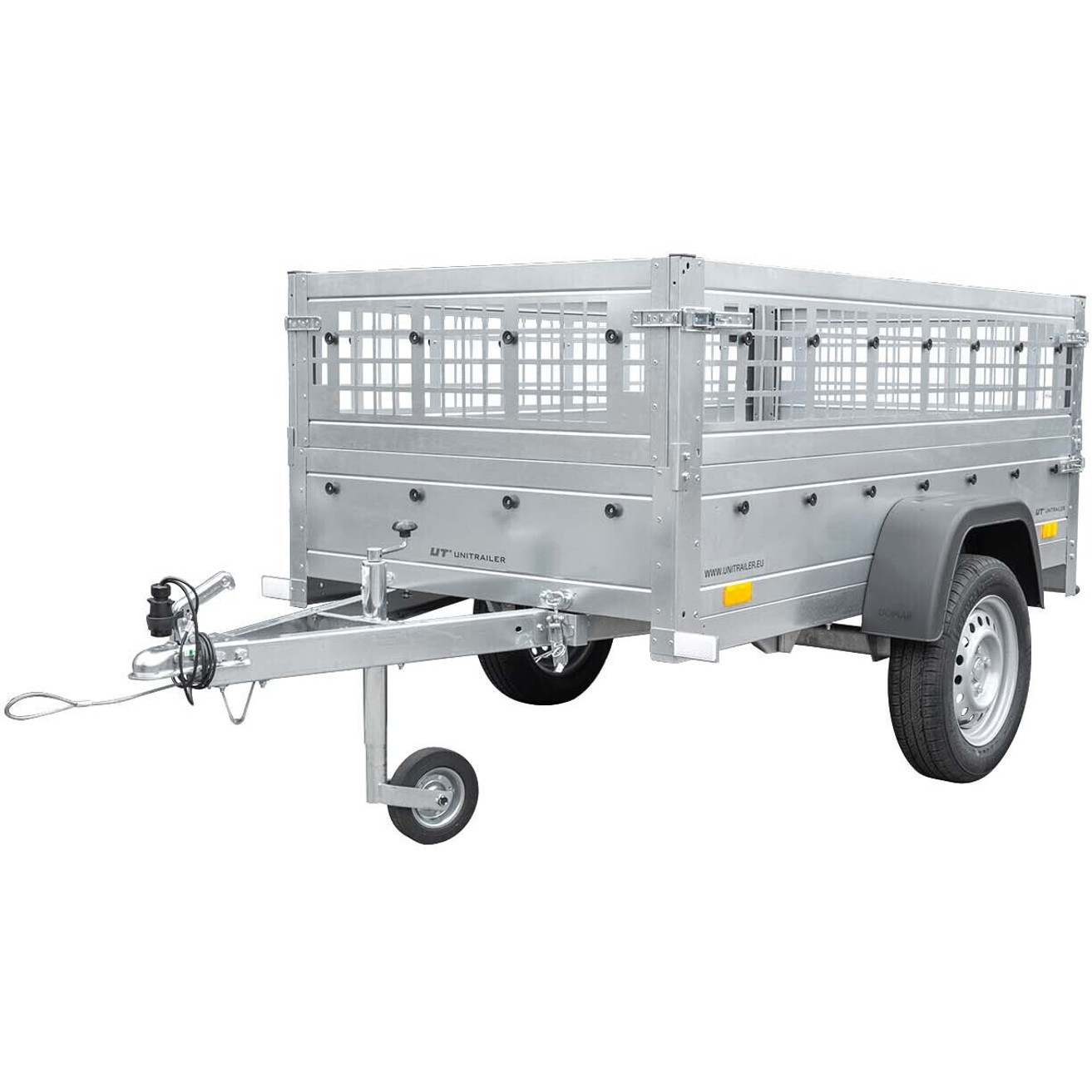 Unitrailer - UT004180 Pritschenanhänger 750kg Einachser V-Deichsel 13 Zoll kippbar ungebremst Unitrailer - UT004180 Pritschenanhänger 750kg Einachser V-Deichsel 13 Zoll kippbar ungebremst