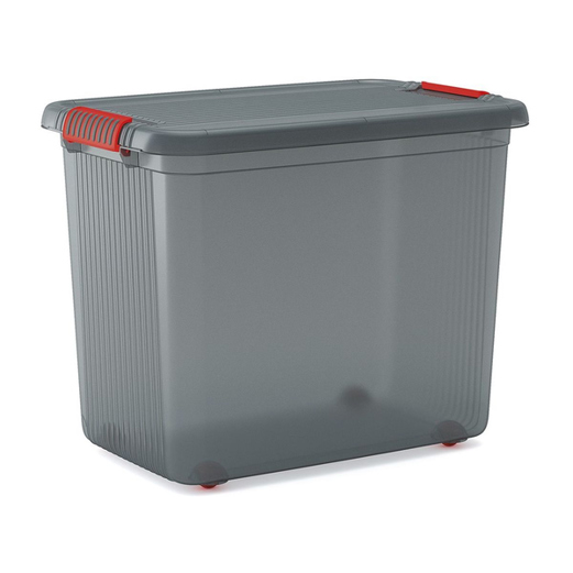 KIS - K Latch Box XXL (Rechteckig, 69L, Kunststoff, Grau/Orange, Ergonomische Griffe, Schlagfest, Verschleißfest) KIS - K Latch Box XXL (Rechteckig, 69L, Kunststoff, Grau/Orange, Ergonomische Griffe, Schlagfest, Verschleißfest)
