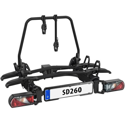 Eufab - LAS SD260 - Fahrrad-Kupplungsträger 2 Fahrräder (20,5 kg) Aluminium, Kunststoff, Stahl Eufab - LAS SD260 - Fahrrad-Kupplungsträger 2 Fahrräder (20,5 kg) Aluminium, Kunststoff, Stahl