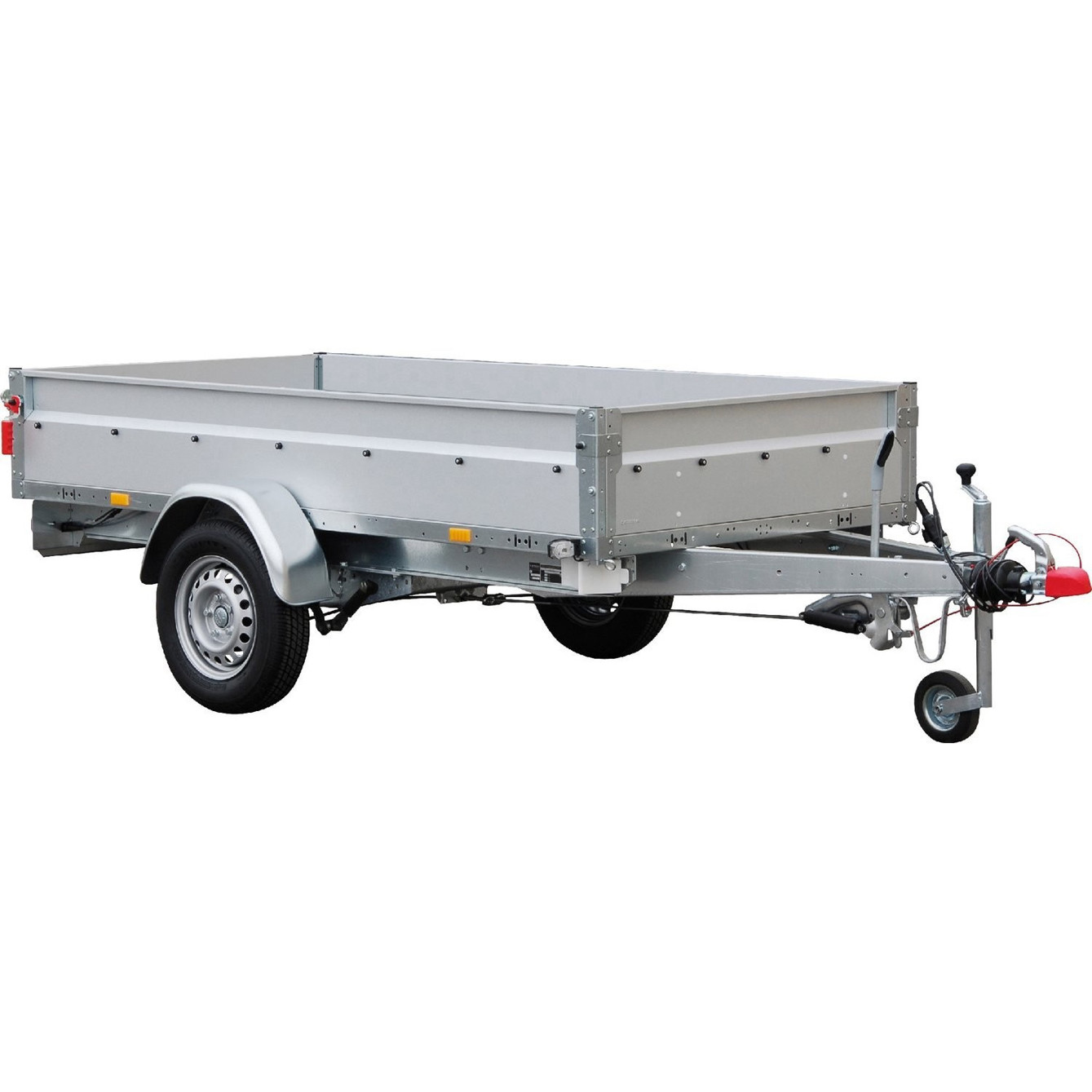 Stema - STL 1300-25-13.1 Einachser Anhänger 13 Zoll silber 100 km/h Tieflader 1300 kg Stema - STL 1300-25-13.1 Einachser Anhänger 13 Zoll silber 100 km/h Tieflader 1300 kg
