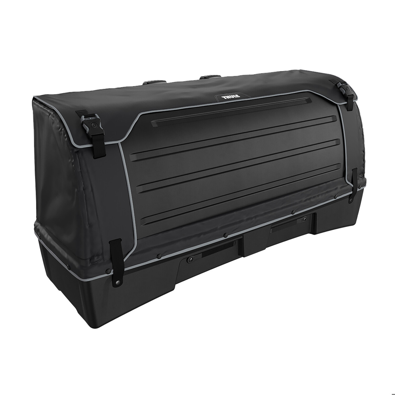 Thule - BackSpace XT - Gepäckbox 300 Liter, 50 kg Tragkraft, schwarz, 9 kg, 47x137x68 cm, für Fahrradträger, 2 Golftaschen Thule - BackSpace XT - Gepäckbox 300 Liter, 50 kg Tragkraft, schwarz, 9 kg, 47x137x68 cm, für Fahrradträger, 2 Golftaschen
