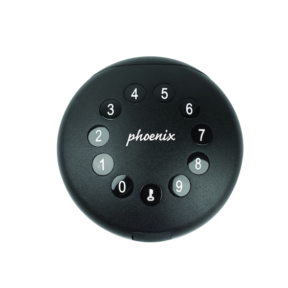 Phoenix Safe - KS0211E Schlüsseltresor THE PALM (100 x 100 x 50 mm, Wandmontage, elektronisches Schloss) Phoenix Safe - KS0211E Schlüsseltresor THE PALM (100 x 100 x 50 mm, Wandmontage, elektronisches Schloss)