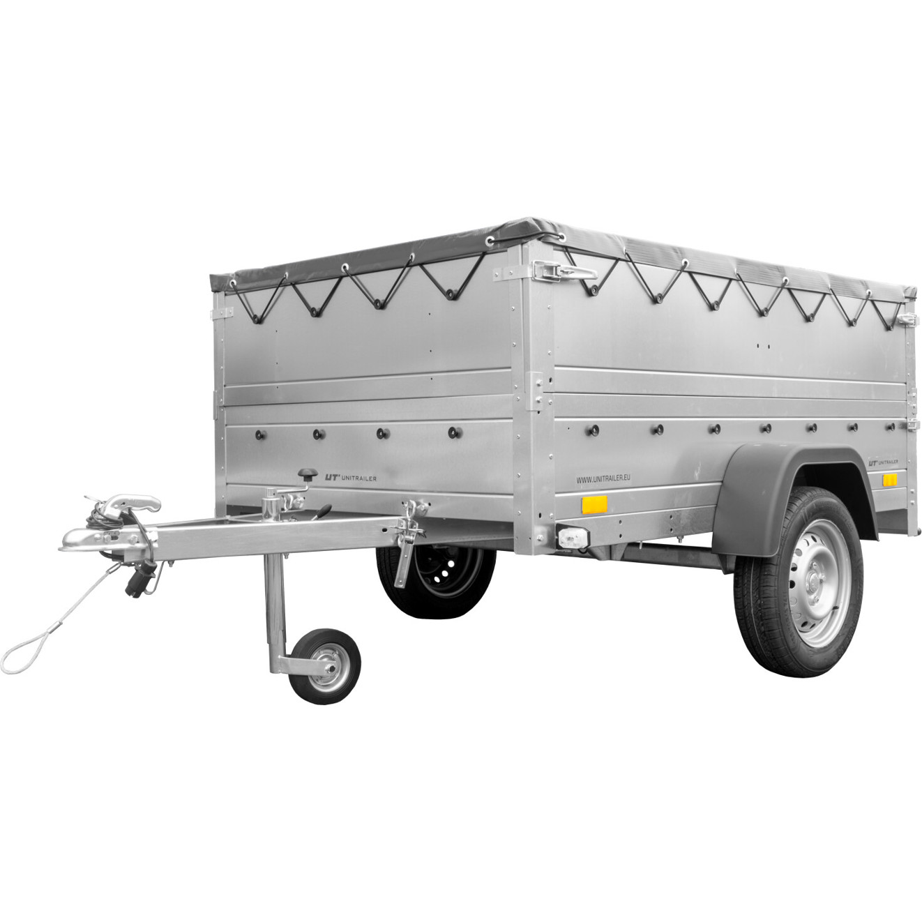 Unitrailer - UT004501 Garden Trailer 201 Kipp (Einachser, 750kg, 13 Zoll, Kippbar)