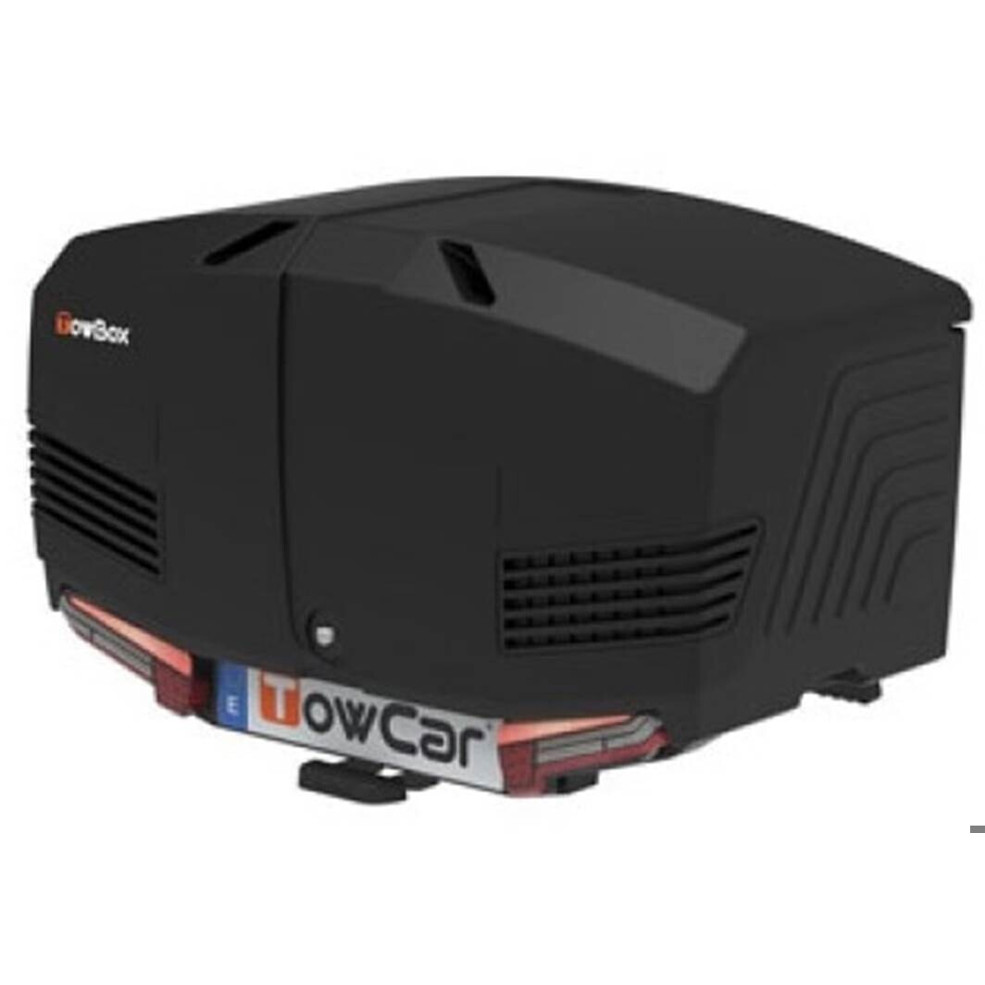 TowBox - TV3XNN0 Gepäckbox 400L schwarz, abschließbar - 50kg, LED-Leuchten & Kennzeichenhalter TowBox - TV3XNN0 Gepäckbox 400L schwarz, abschließbar - 50kg, LED-Leuchten & Kennzeichenhalter