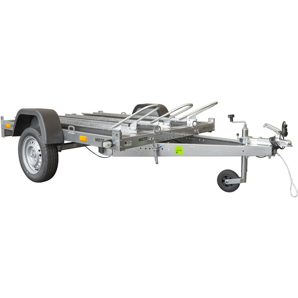 Unitrailer - UT003741 - Moto 3 Einachser 750kg V-Deichsel 316cm silber ungebremst 100km/h