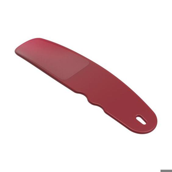 elasto - Grip - Schuhlöffel aus Kunststoff/Polypropylen, 174mm x 43mm x 15mm, trend-rot