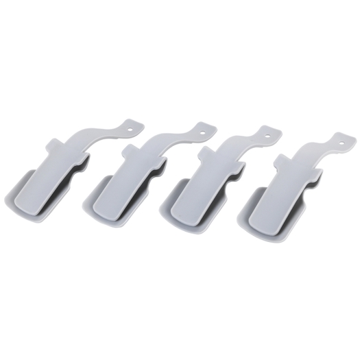 Maximex - EASY - Ergonomischer Schuhanzieher, Grau, 4 cm, 5 cm, 17 cm, 80 g, Polypropylen, 4er-Set Maximex - EASY - Ergonomischer Schuhanzieher, Grau, 4 cm, 5 cm, 17 cm, 80 g, Polypropylen, 4er-Set