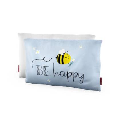 FÜR DICH - 396589 Be Happy Biene Deko Kissen 25x40cm